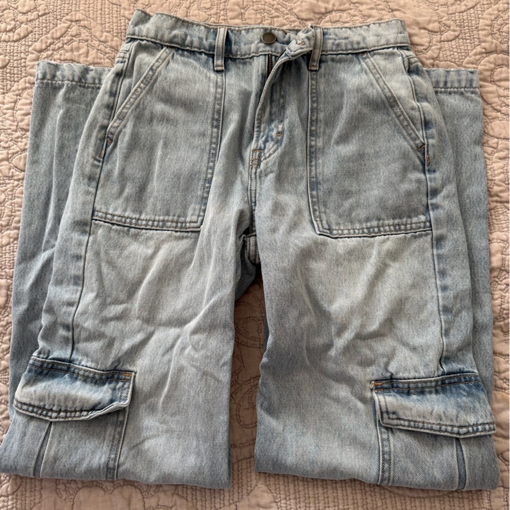 Altar'd State Relaxed Light Denim Jeans